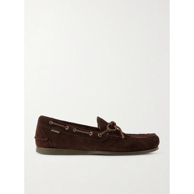 G.H. BASS  CO 男士 休闲皮鞋 Decker 校园风莫卡辛绒面革船鞋