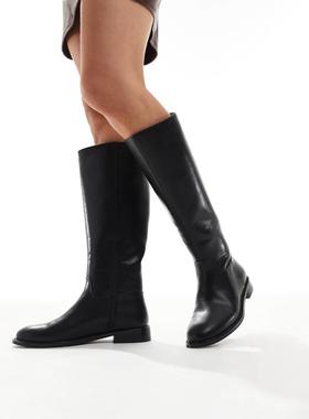 London Rebel 女士 靴子 Scarlett refined 马靴(黑色)