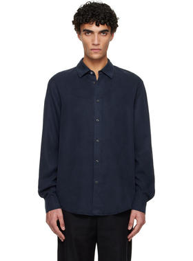 HOPE STHLM 男士 衬衫 海军蓝 Regular Fit 衬衫