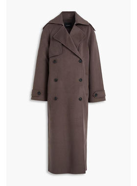 A EMERY 女士 大衣 Elmore 双排扣羊毛混纺斜纹布大衣