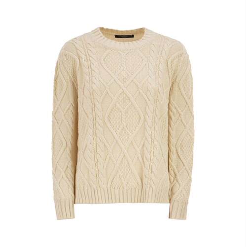 Weekend Max Mara 女士 SS26 毛衣 TENORE 原版麻花扭纹针织