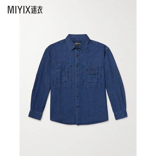 FrizmWORKS 男款牛仔布衬衫 迷衣时尚