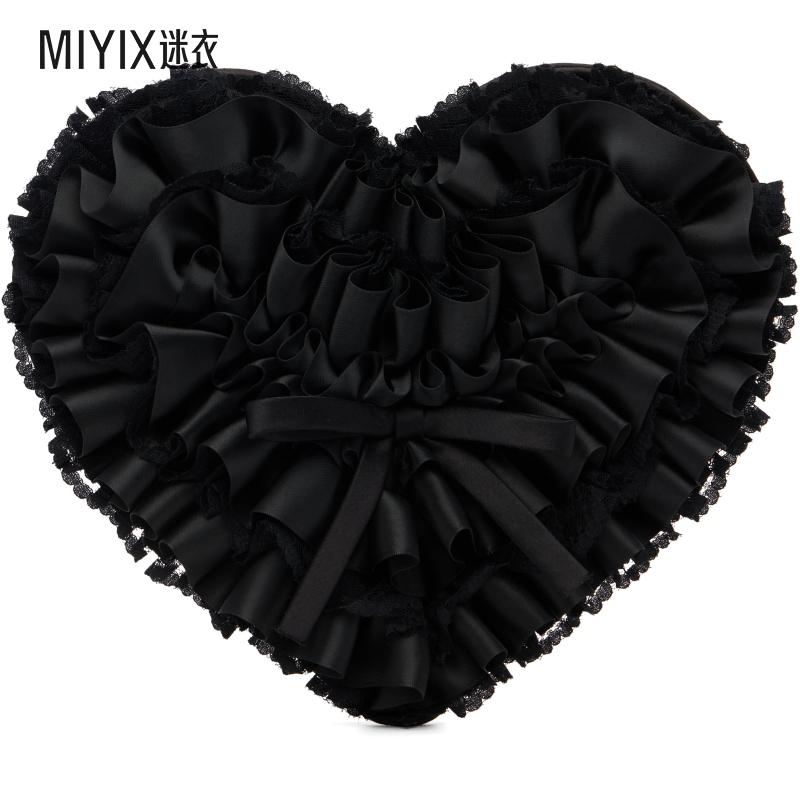 Ashley Williams 女款黑色 Bow Heart 手拿包 迷衣时尚