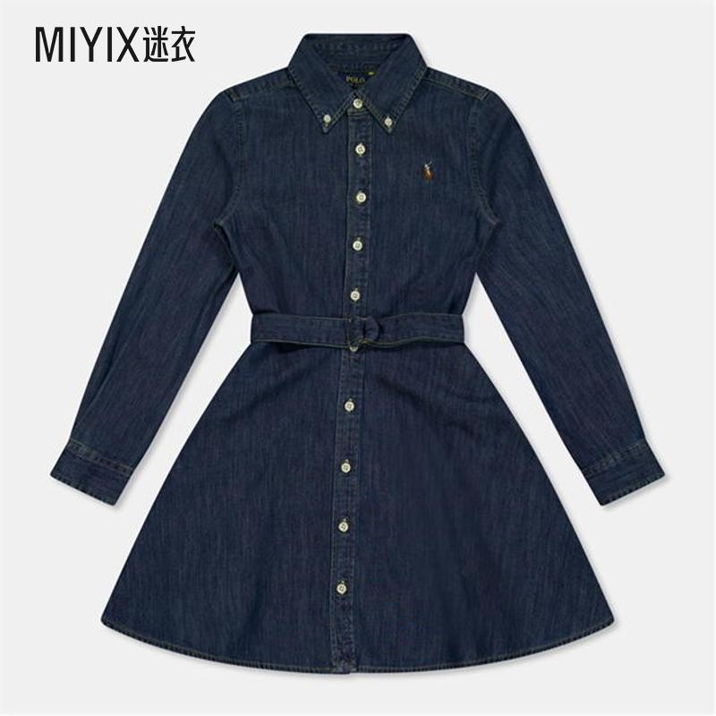 Polo Ralph Lauren拉夫劳伦 Polo LS Jn53 牛仔连衣裙童装 迷衣时