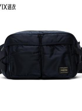 PORTER - Yoshida & Co 男款海军蓝 Tanker Hip 腰包 迷衣时尚