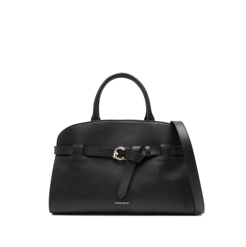 Coccinelle 女士 FW26 托特包 Sabine 徽标印花中号图片