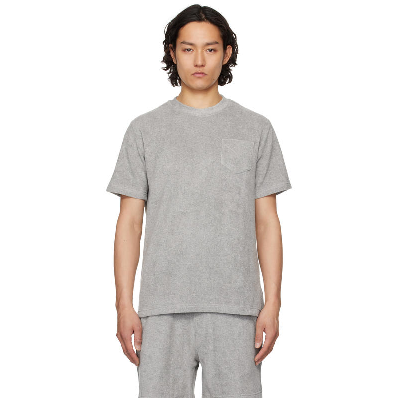 OAS Company 男士 T恤 灰色 Terry T 恤