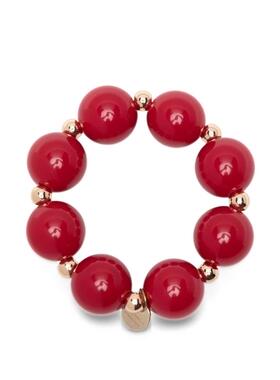 Alessandro Enriquez 女士 FW26 手链 Bijoux 红色