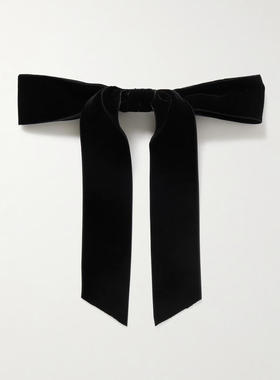 Jennifer Behr 珍妮弗·贝尔 女士 发夹 Adley 天鹅绒蝴蝶结发卡