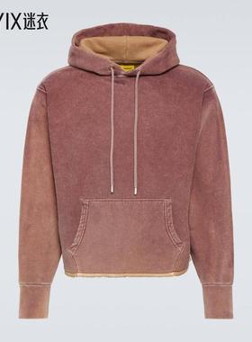 NotSoNormal 男 毛边棉质抓绒连帽衫 迷衣时尚