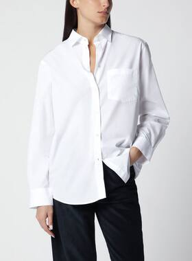 Róhe 女士 FW26 衬衫 光亮白色棉质