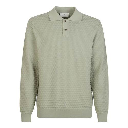 Les Deux 男士 SS26 POLO衫 Billy Weave 针织 Polo 衫