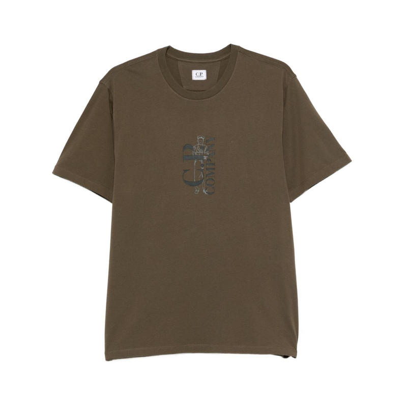 C.P. Company 男士 FW25 POLO衫 针织徽标T恤