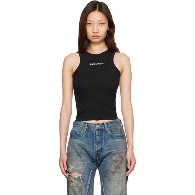 Palm Angels 棕榈天使 女士 背心 黑色 Classic Logo Fitted