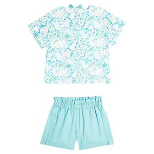 shirt 童装 套装 T恤 女童 Gufo 印花棉质短裤