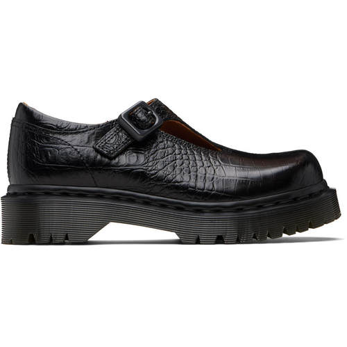 Dr. Martens 马丁博士 女士 休闲皮鞋 黑色 Rejena MJ 玛丽珍鞋