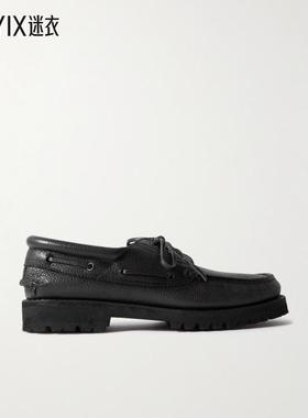 【早秋新品】Officine Creative 男款Flexi 经典全粒面皮质船鞋