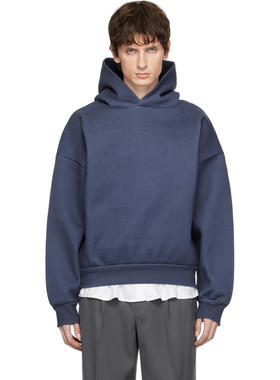 Seventh 男士 卫衣 蓝色 V2 连帽衫