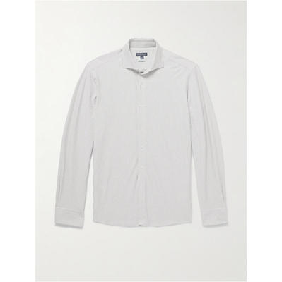 Peter Millar 男士 SS26 衬衫 Excursionist 弹力修身条纹棉混纺