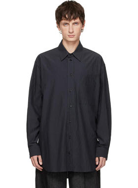 Lemaire 勒梅尔 男士 衬衫 黑色 Double Pocket