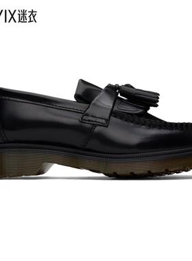 Dr. Martens马丁 女士黑色 Adrian Smooth Leather Tassel 乐福鞋