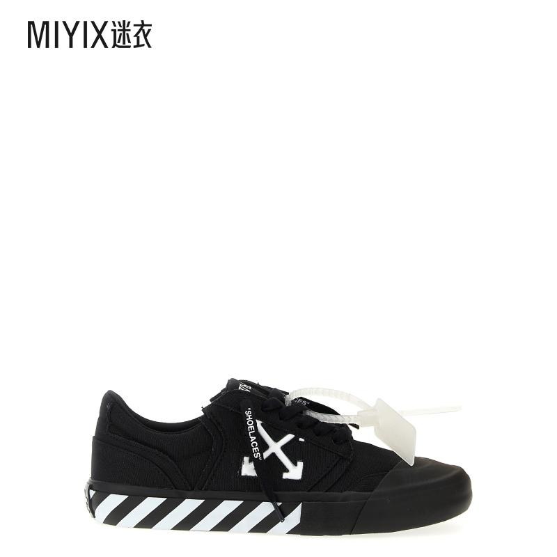 [秋冬新品]Off-White 男款'Vulc Undercut' 运动鞋(米白色) 迷衣