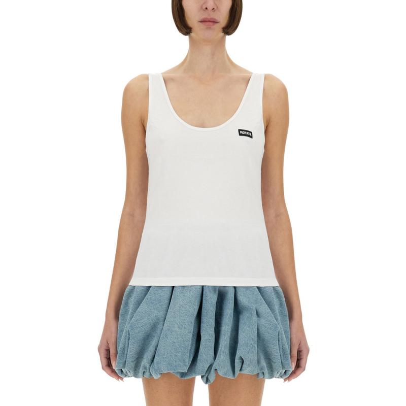 ROTATE 女士 SS25 上衣 TOPS. 棉质上衣