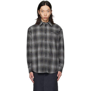 Office OUAT 灰色 衬衫 男士