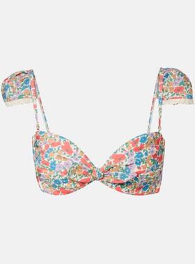 Montce 女士 比基尼 Cabana 花朵比基尼上装