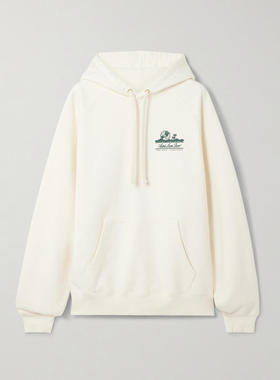 Aimé Leon Dore 女士 卫衣 Unisphere 印花棉针织连帽衫