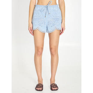 Zimmermann 兹默曼 女士 SS26 牛仔短裤 DAYLIGHT