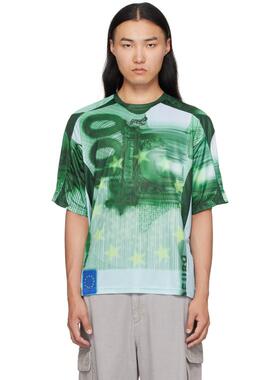 Gerrit Jacob 男士 T恤 绿色 Football T 恤