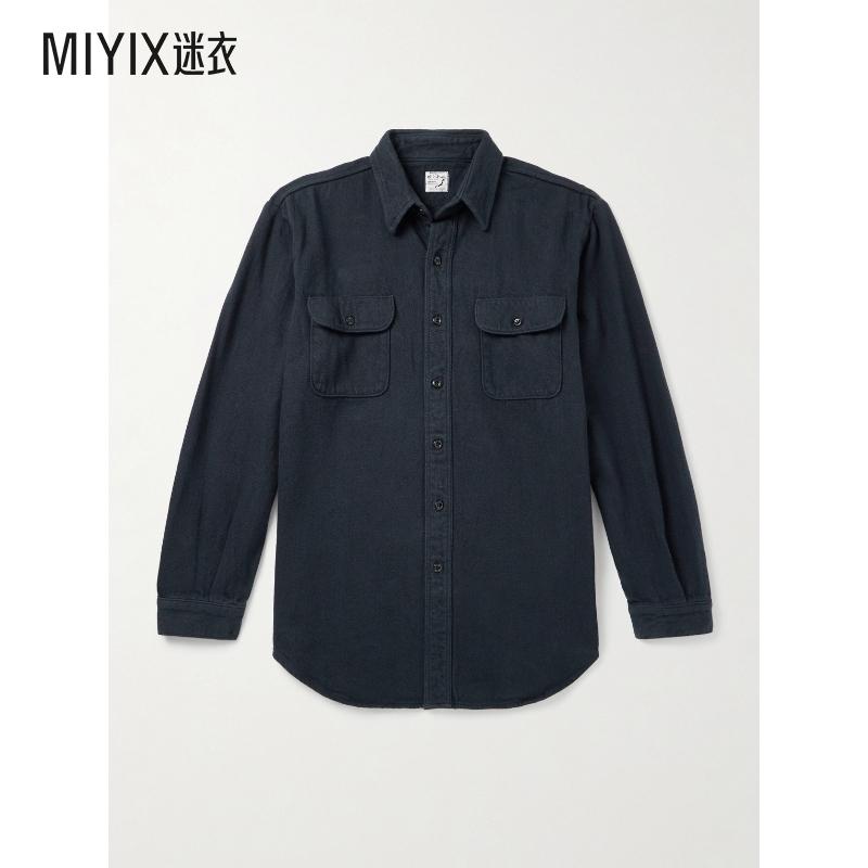 ORSLOW 男款有机棉质法兰绒衬衫 迷衣时尚