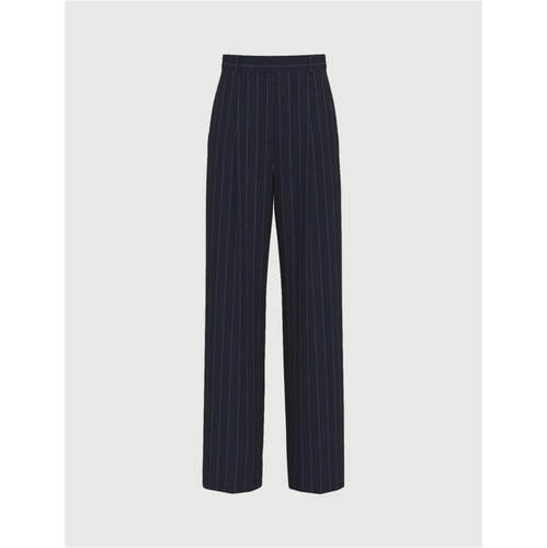 Emme By Marella 女士 FW26 长裤 海军蓝裤子