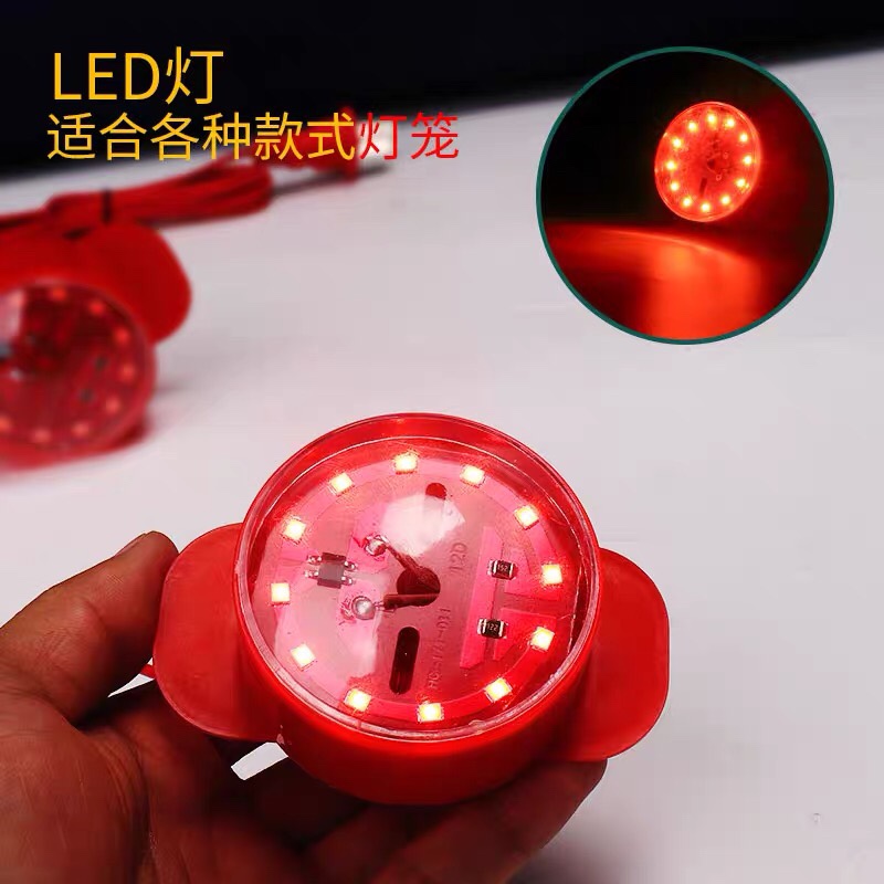 灯笼伴侣专用2022新款带线彩灯红色led灯户外阳台新年国庆节高亮