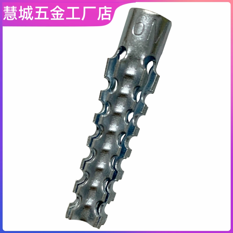 8mm内膨胀螺丝铁的蓬胀管带螺丝自攻螺钉胶塞胶粒M6/8/10不锈钢