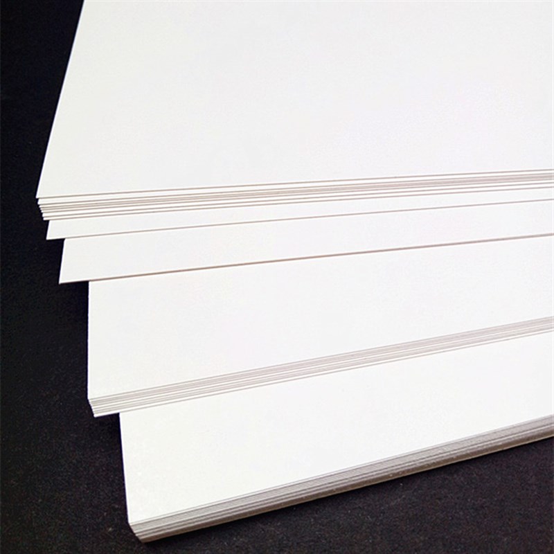 250克300克350克A3/A4/8开/4K/A1/A2白卡纸一面光滑绘画卡纸厚卡