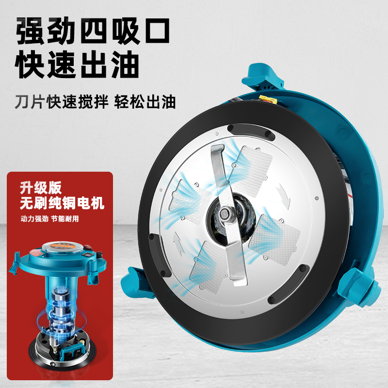旺邦电动黄油机24v下沉式全自动高压加注油器挖机枪打油神器