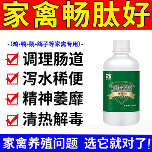 畅肽好养鸡专用药正品小鸭鹅家禽调理肠道炎止拉腹稀便泻清热解毒