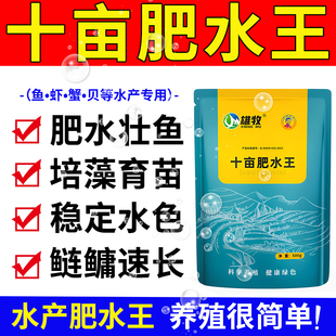 雄牧十亩肥水王宝肽水产养殖专用养鱼塘花白鲢鳙速长肥水培藻肥料
