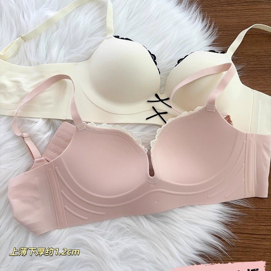 无痕内衣女士小胸聚拢显大无钢圈收副乳防下垂文胸罩2025新款爆款