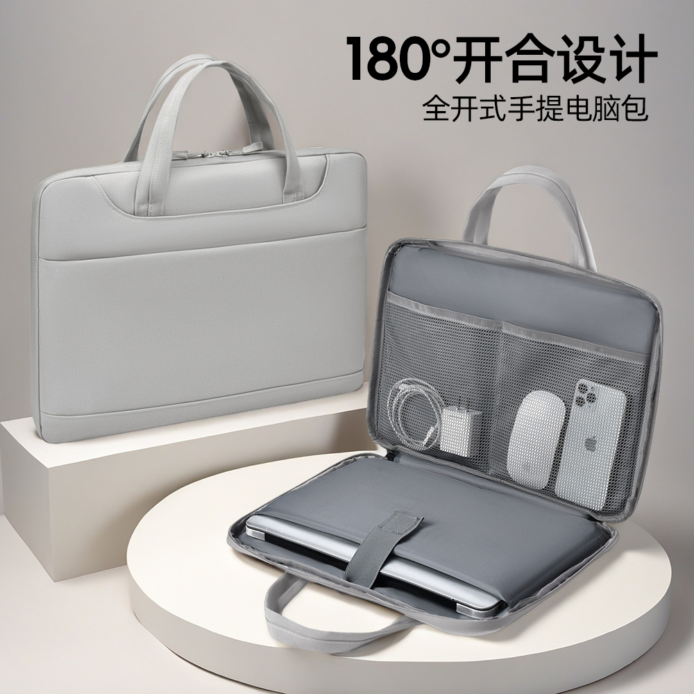 时尚多层大容量15.6英寸笔记本电脑包男女游戏本包适用于联想拯救者Y9000小米Pro16英寸华为matebook14英寸