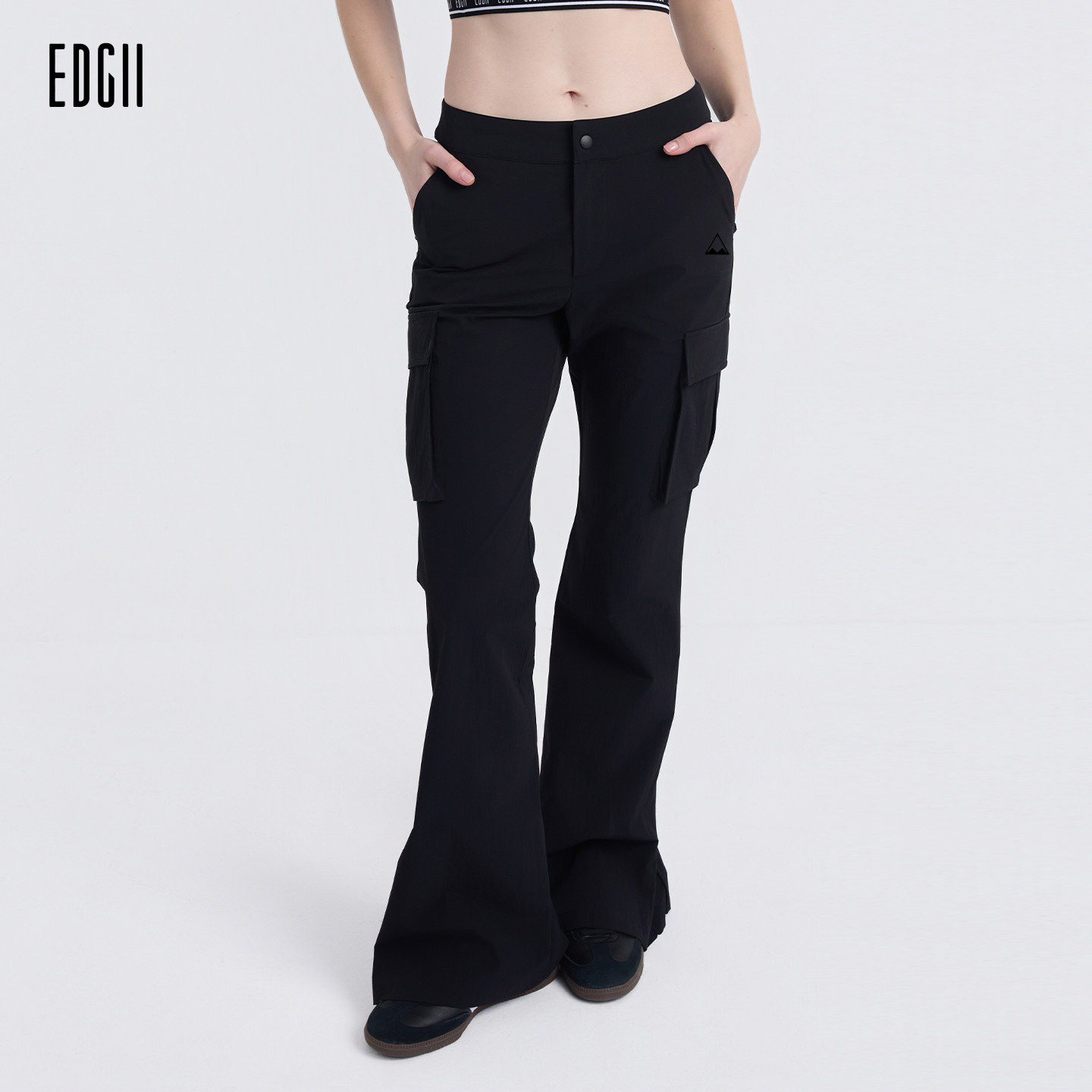 EDGII2026SS新品机能冲锋喇叭裤