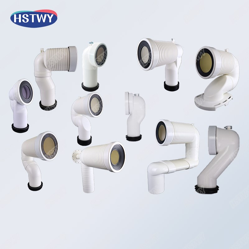 墙排马桶改地排下水排污管坐便器后排加长转接头可调节下水管配件