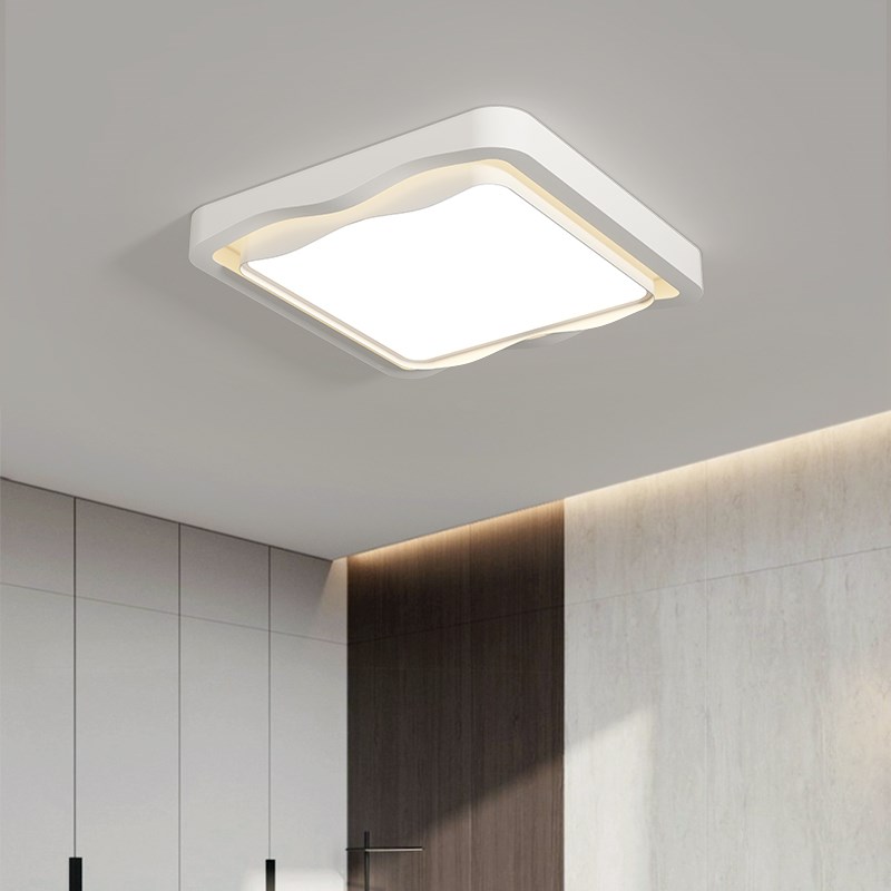 全光谱吸顶灯主卧室灯2023年新款奶油风现代简约房间护眼灯具客厅