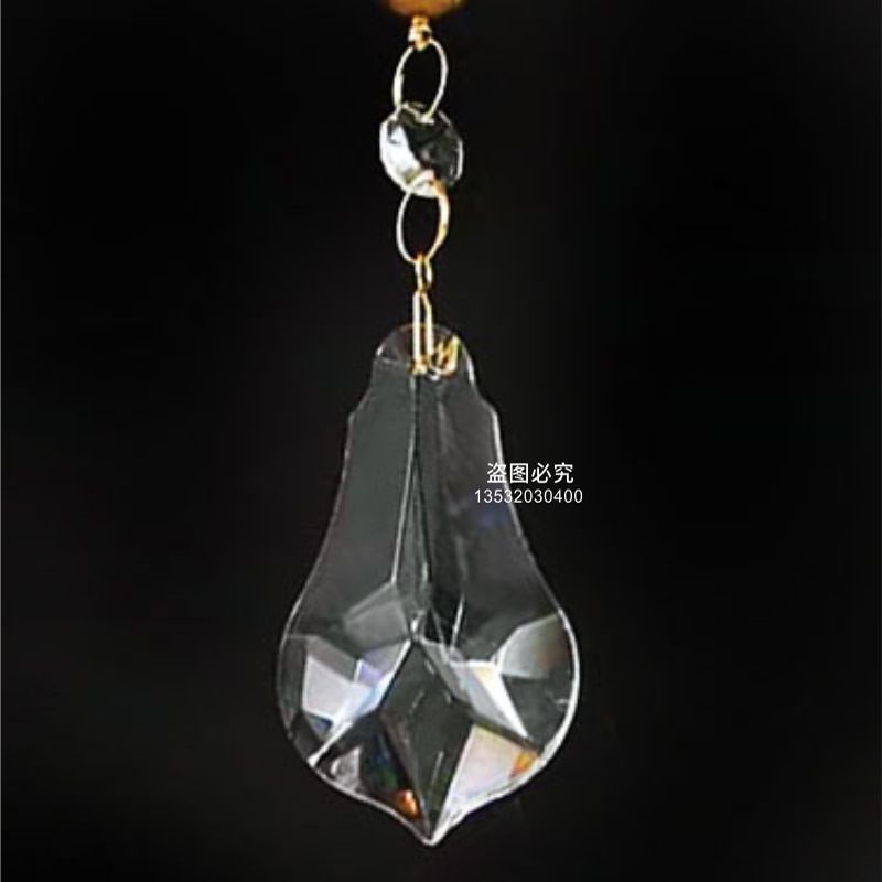 吊灯水晶吊坠配件k客厅灯玻璃弯臂葫芦挂件吊灯上的水晶玻璃球吊图片