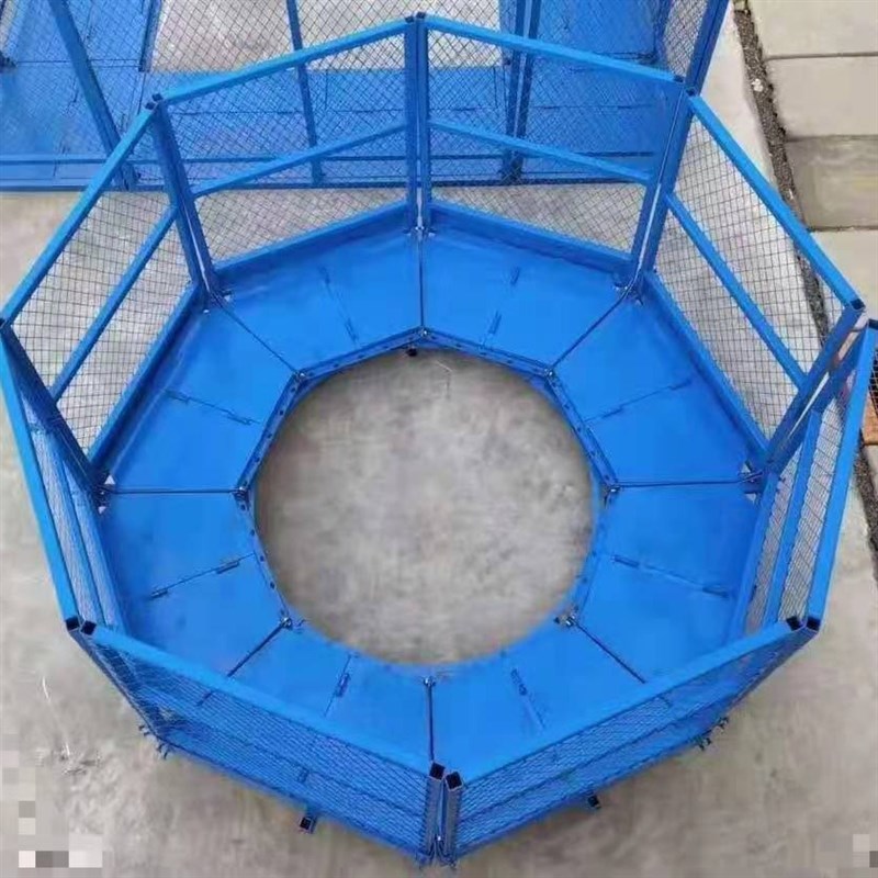 盖梁平台桥梁墩柱施工平台组装式安全梯笼平台