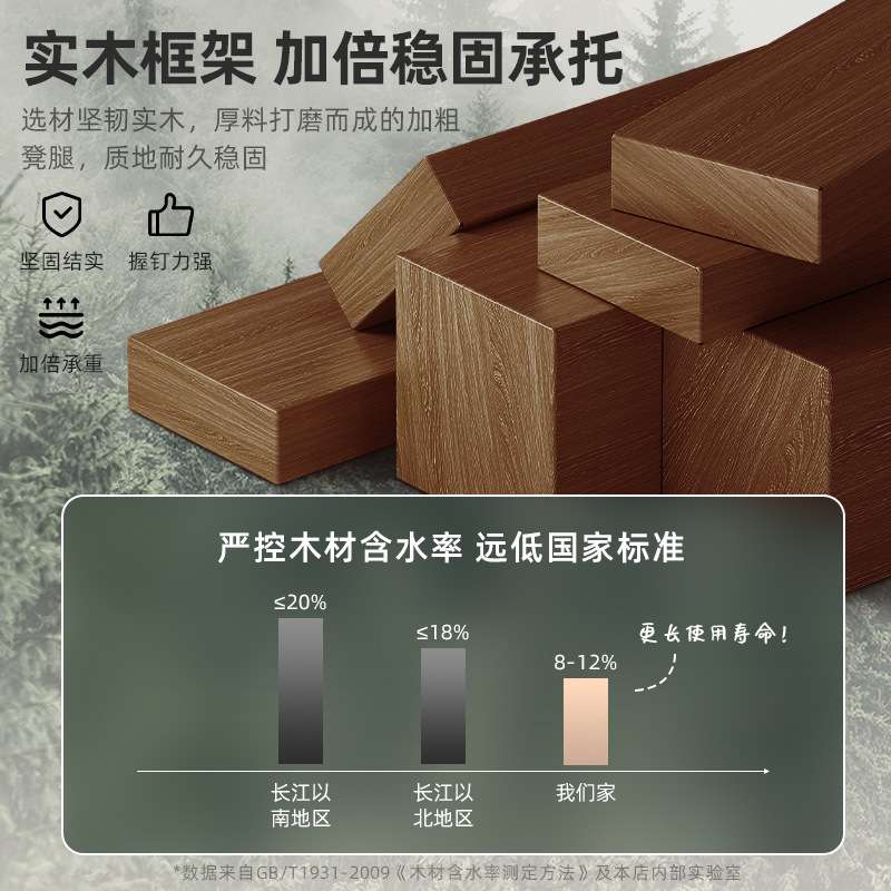 实木小椅子小凳子家用儿童客厅靠背椅简约软包板凳方凳门口换鞋凳