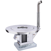 高端气化炉农村取暖炉家用烤火C炉灶室内柴火炉烧柴煤两用炉子