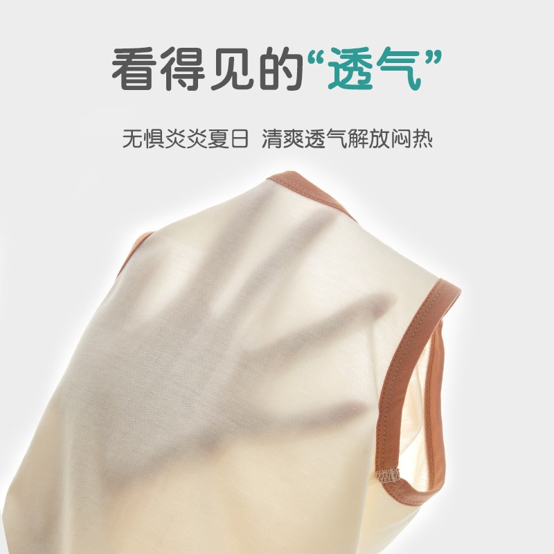 新生婴儿夏装短袖背心连体衣夏季薄款6一12月宝宝夏天衣服纯棉a类